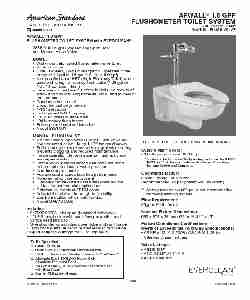 American Standard Bathroom Aids FLUSHOMETER TOILET SYSTEM with EVERCLEAN-page_pdf